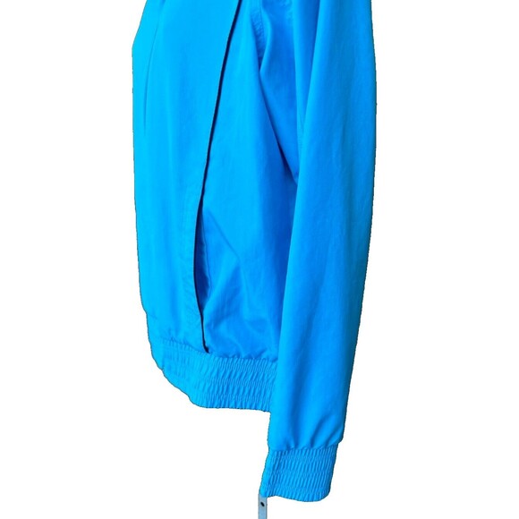Nike The Athletic Dept Women's VTG 90s Blue Full Zip Windbreaker Jacket Size L - Picture 5 of 8